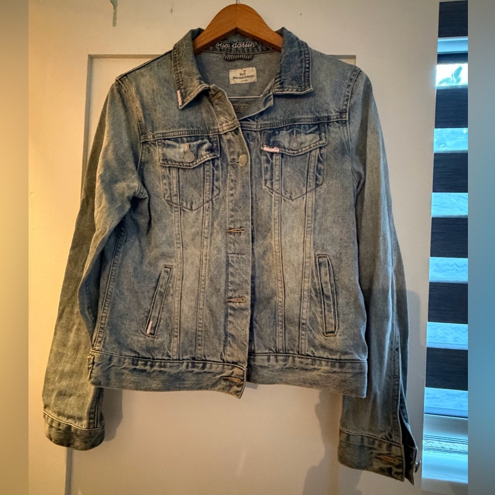 Marine Layer Light Blue Jean Jacket